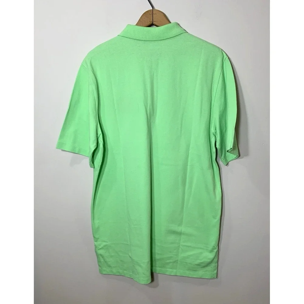 Polo Golf Ralph Lauren Shirt Mens Large Green Black Enterprise Pepsi 100% Cotton
